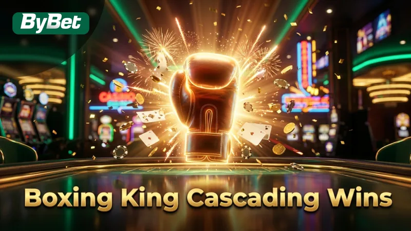 The cascading reels feature on Boxing King keeps winning streaks going.
