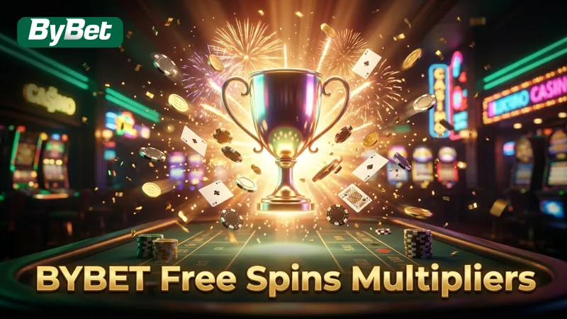 Free spins in BYBET Boxing King come with boosted multipliers for bigger wins.