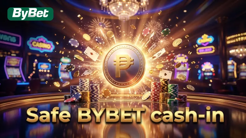 BYBET ensures safe transactions, allowing smooth cash-in via trusted e-wallets.