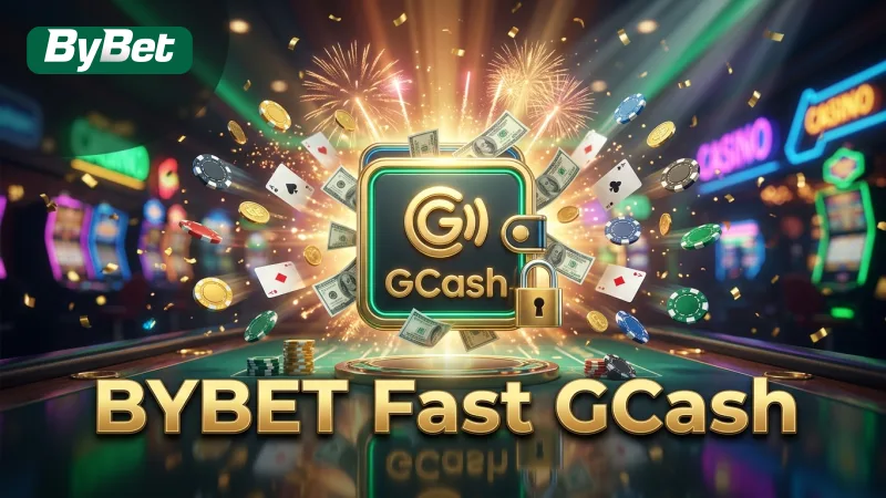 BYBET facilitates quick cash-ins and cash-outs via GCash for seamless play.